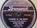 78 RPM Brunswick 7659 Ozzie Nelson Orch.  Stompin’ at the Savoy  1936