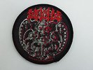 Deicide Gargoyle Medallion 1990 Blue Grape RARE music patch Sew On