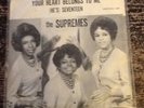 The Supremes Diana Ross Your Heart Belongs To Me Rare Motown Picture Sleeve 1027
