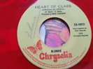 BLONDIE -HEART OF GLASS- RARE EL SALVADOR 45rpm RED VINYL