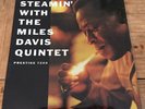 STEAMIN' WITH THE MILES DAVIS QUINTET Prestige Jazz LP 7200 DG RVG Near Mint
