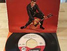 RARE 45T EP POCHETTE PRESENTOIR JOHNNY HALLYDAY TU PARLES TROP