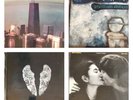foo fighter, cold play, counting crows, john lennon vinyl lp