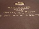 BEETHOVEN QUARTET IN F MAJOR OP135 BUSCH STRING QUARTET HMV DB2113-2116