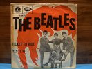 SINGLE: THE BEATLES. TICKET TO RIDE/YES IT IS. PARLOPHON O 28523.AUSTRIA.