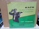 EMIL TELMANYI BACH SOLO VIOLIN SONATA PARTITA DECCA LXT 2951 ORANGE GOLD