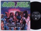 OVERKILL Taking Over MEGAFORCE WORLDWIDE LP VG++/VG+