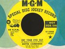 DOTTIE CAMBRIDGE Cry Your Eyes Out / RARE DJ 45  / northern soul (Hear It )