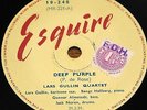 LARS GULLIN QUARTET   ALL YOURS b/w DEEP PURPLE UK ESQUIRE 78 RPM E+/E+ GRADE
