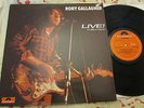RORY GALLAGHER   LIVE  In Europe - 1972 Original UK LP - Blues - IMPORT