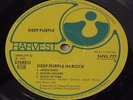 DEEP PURPLE deep purple in rock 1970 HARVEST SWEDEN 1ST EDITION LP EX- VG+