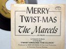 MARCELS RARE PS doowop 45 Merry Twist-Mas  Don't Cry For Me This Christmas DM707