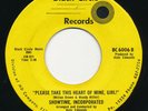 SHOWTIME INCORPORATED Please Take This Heart BLACK CIRCLE 70s Soul 45 Sweet HEAR