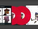 Gorillaz Demon Days 2 LP Red Colored Vinyl Half Speed Remaster w/ Sticker Pack