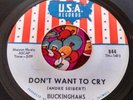 Ferocious Chicago Garage Fuzz Slammer 45 Buckinghams Don't Want to Cry NM HEAR