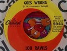 Wicked Mod Northern Soul Floor Filler 45 Lou Rawls When Love Goes Wrong NM HEAR