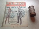 RARE1902 MINT MINSTREL GOLD EDISON CYLINDER RECORD & 1915  ARE YOU FROM DIXIE