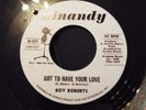 NORTHERN SOUL-ROY ROBERTS-GOT TO HAVE YOUR LOVE-NINANDY CARVER NOT ORIGINAL
