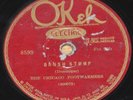 Pre War Black Jazz 78 rpm Chicago Footwarmers Okeh 8599 Brush Stomp Kid Ory