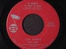 LEE STONE: Black Night / A Heart Is Not A Toy 45 Soul