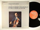 JANOS STARKER, SEBOK Cello Sonatas Chopin, Mendessohn PHILIPS STEREO