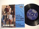 Rolling Stones 45,,Let's Spend the night / Ruby Tuesday )) NORWAY 7 RARE