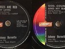 78 RPM - JOHNNY BURNETTE - ROSES ARE RED - GOD, COUNTRY AND - 1963 - PHILIPPINES