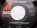 THE BARRIES original VG++ EMBER doowop 45 TONIGHT TONIGHT b/w MARY-ANN    CT4