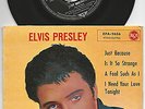 Elvis Presley 7“ 45 EP Just Because 1st Press Laminated Red Logo D Germany