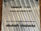 Elisabeth Chojnacka CLAVECIN 2000 Avant Garde LP Philips EX/NM Great cover