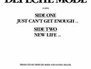 Depeche Mode - Just Can't Get Enough 12
