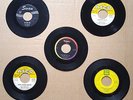 THE BEATLES ON SWAN, VEE JAY, TOLLIE, AND 2 ON THE ATCO LABEL 5 VINTAGE 45s NICE