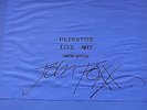 ULTRAVOX LIVE 1977 LTD EDITION SIGNED BY JOHN FOXX RED VINYL