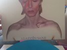 DAVID BOWIE - ALADDIN SANE- RARE Blue Wax Vinyl Lp Marble