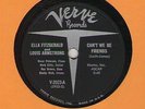 c 78 RPM Ella Fitzgerald and Louis Armstrong Verve V-2023 in E+