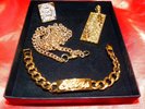 ELVIS STYLE 3 PIECE JEWLLERY SET IN BOX , READY FOR THE STAGE .