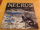 Necros Conquest For Death LP With Insert 1983 Negative Approach Misfits Meatmen
