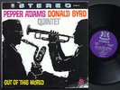 DONALD BYRD PEPPER ADAMS Out Of This World LP WARWICK W 2041 US '61 Herb Hancock