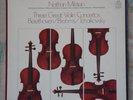 Nathan Milstein 3 LP Box Three Great Violin Concertos Beethoven Brahms VG++/M-