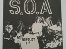 S.O.A-NO POLICY EP-DISCHORD #2 - 1st Press w/Insert Henry Rollins Misfits Danzig
