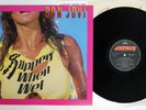 BON JOVI SLIPPERY WHEN WET MERCURY 28PP-1025 Japan Vinyl LP