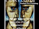 Pink Floyd live concert Legion Field Birmingham 1 May 1994 A4 size poster print