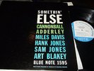CANNONBALL ADDERLEY : SOMETHIN ELSE ORIGINAL LP 1958 BLUE NOTE BLP 1595 USA