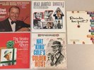 Vintage Frank Sinatra, Dean Martin, Nat King Cole, Lucky Strike LP albums & AUTO