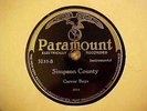 CARVER BOYS   SIMPSON COUNTY / WITH YOU WHEN THE ROSES BLOOM AGAIN   PARAMOUNT