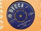 THEM DON'T START CRYING NOW / ONE TWO BROWN EYES OG UK DECCA 7