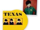 TEXAS - JUMP ON BOARD LP   LTD EDT YELLOW VINYL SIGNED A4 PHOTO SHARLEEN SPITERI