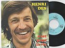 HENRI DES C'est Pour La Vie Swiss 45PS 1976 eurovision