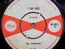 THE EITHIOPIANS I AM FREE / SHANTY TOWN OG UK ISLAND RECORDS 7