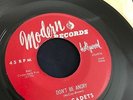 THE CADETS Don't Be Angry / I Cry   RARE Doo Wop Soul R&B 45 on MODERN 45x956